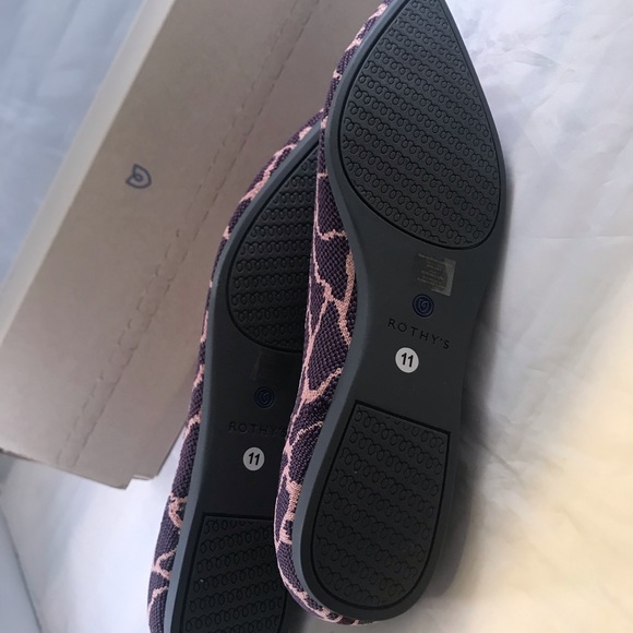 Rothy's VIOLET GIRAFFE Women Size 11,11.5 - Picture 6 of 11